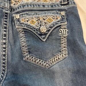 Miss Me Women's Skinny Jeans Embroidered